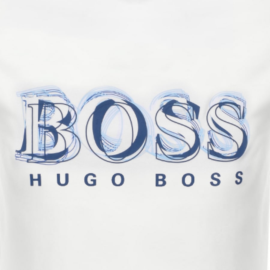 Alternative Image for ProductBOSS Athleisure Tee 4 T Shirt White3